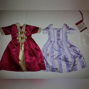 American Girl Felicity Merriman Meet And Gala Dress with Bag and Hankie.